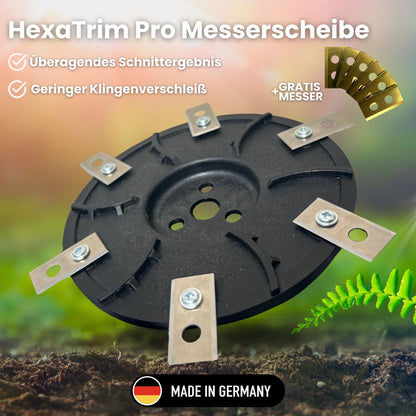 HexaTrim Pro Messerscheibe + 6 GRATIS Messer