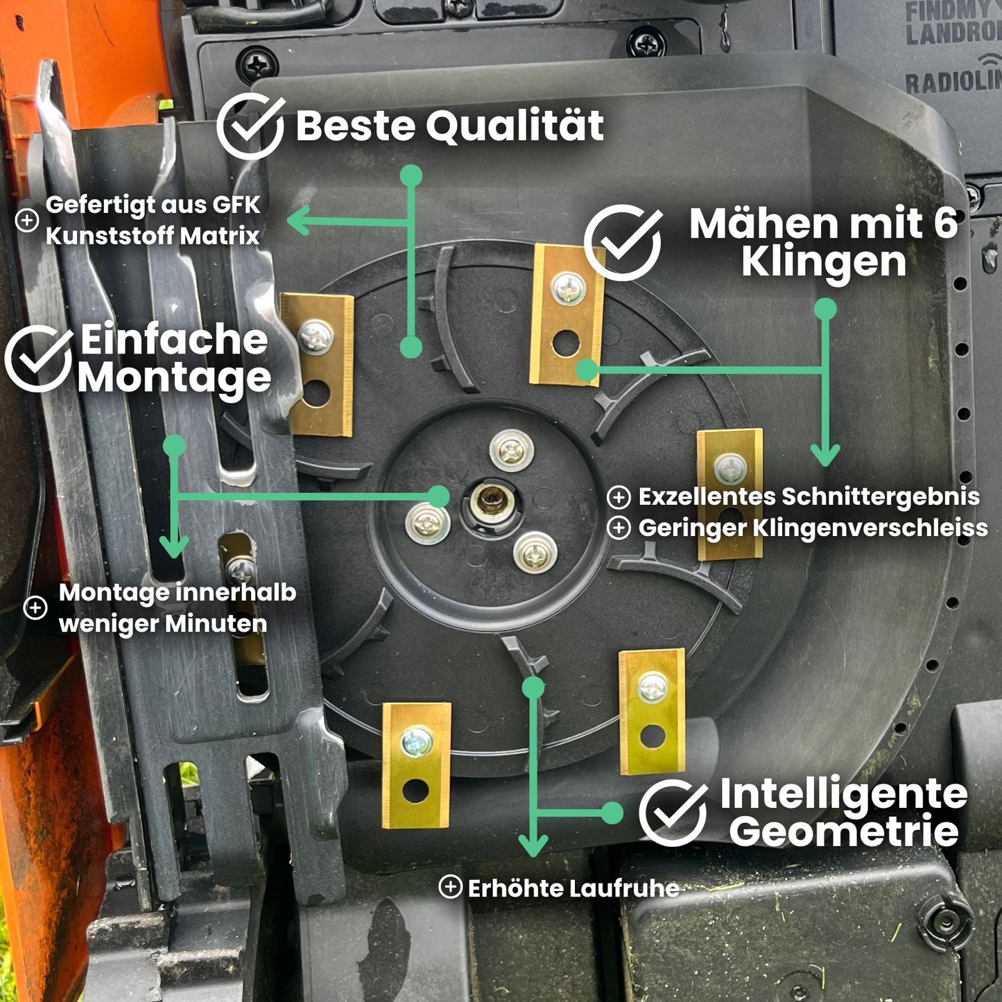 HexaTrim Pro Messerscheibe + 6 GRATIS Messer